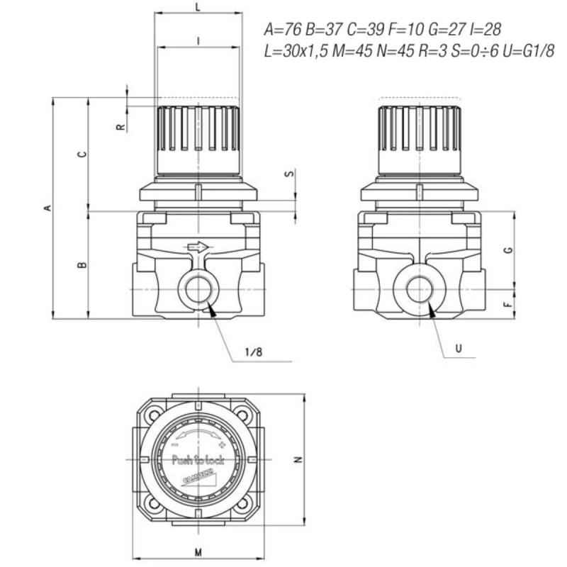 101-852 pressure regulator L04-141-01 A05110527-(A) 40-0010-201005 R412004938