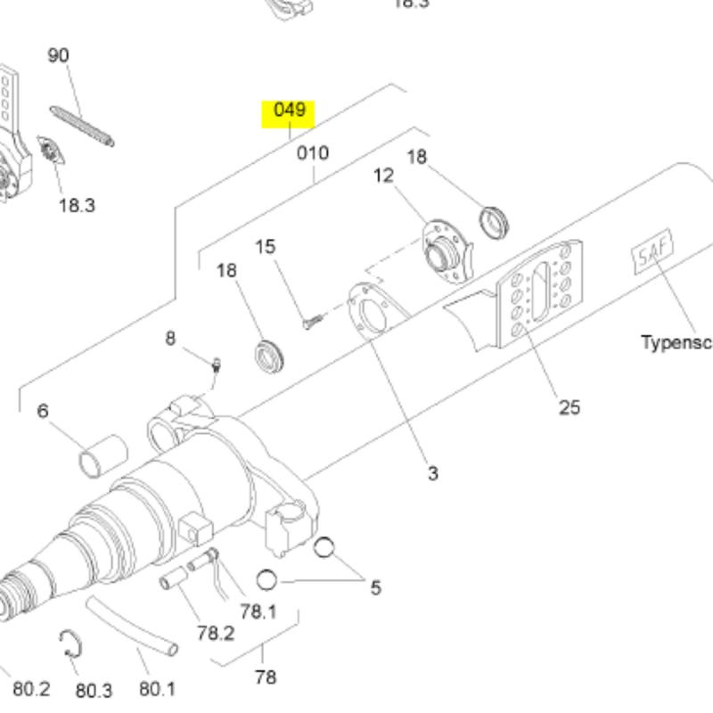104-669 repair kit brake shaft bearing/ axle 03-434-3640-01 SKRZ 12030 SNK 300x200
